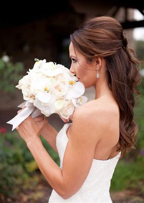 10 Gorgeous Half Up Half Down Wedding Hairstyles Reverasite