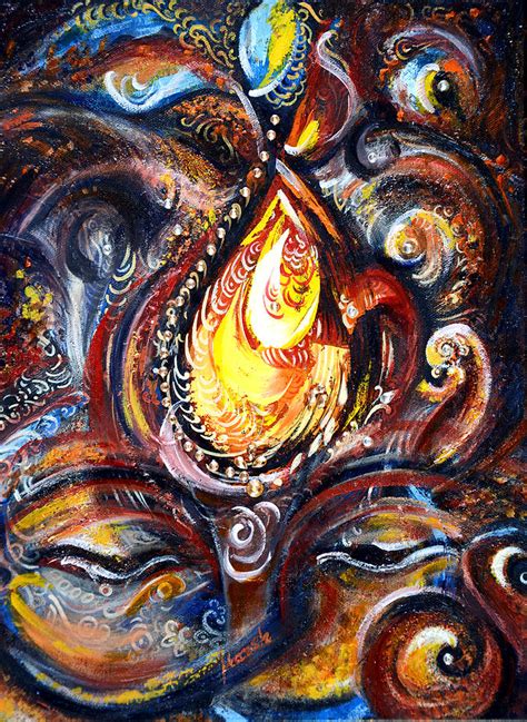 Third Eye Abstract Painting By Harsh Malik