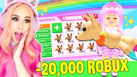 Spending 20000 Robux To Get A Mega Neon Kitsune In Adopt Me Roblox