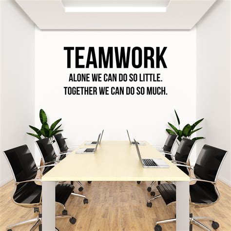 Home Décor Home And Living Quote For Office Teamwork Office Sign Decor Teamwork Makes The Dream