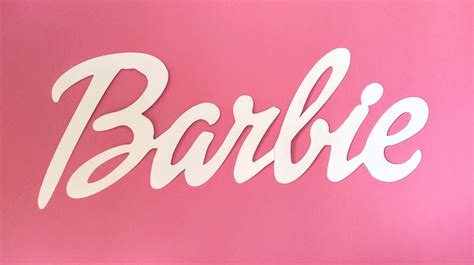 Barbie Lettering For Boxes Barbie Photo Box Barbie Photo Etsy Australia