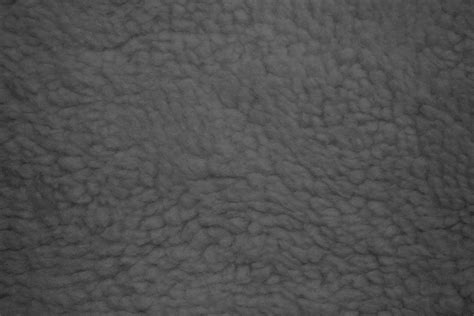 Gray Fleece Faux Sherpa Wool Fabric Texture Picture Free Photograph
