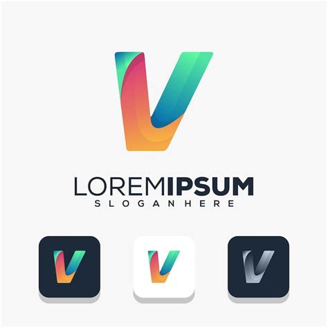 Premium Vector Modern Letter V Logo Design
