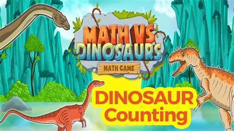 Dinosaur Counting Math Vs Dinosaurs Dinosaur Math Math Learning