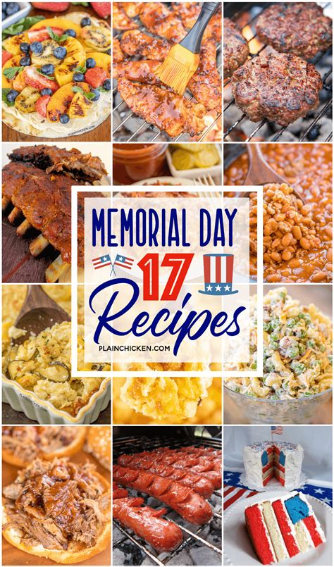 17 Memorial Day Recipe Ideas Lots Of Easy And Delicious Recipes For