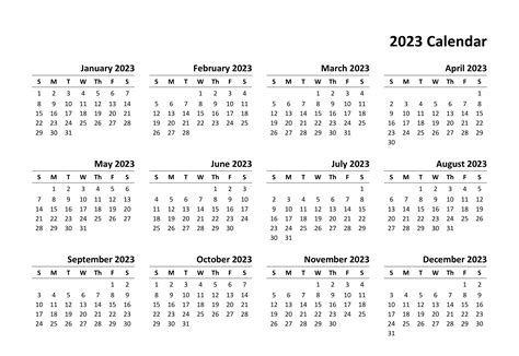 Calendar 2023 Png Transparent Images Png All