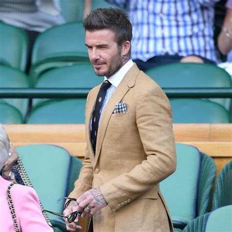 David Beckhams Wimbledon Style 2019