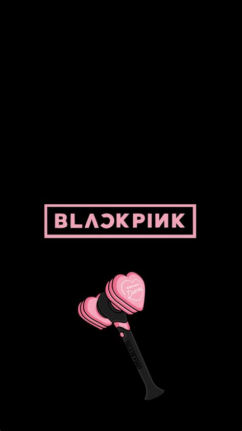 Black Pink Logo Desktop Wallpaper