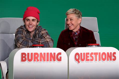 Justin Bieber Plays Burning Questions On Tuesdays Ellen Degeneres