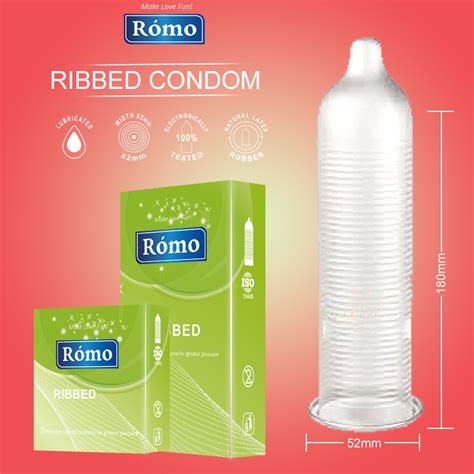 Romo Branded Ribbed Condom Look For Worldwide Distributor