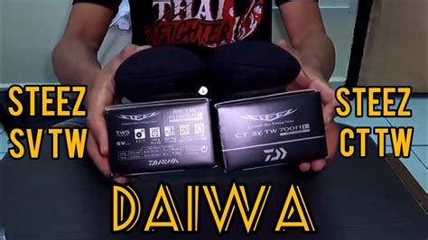 Daiwa Steez Sv Dan Steez Ct Tukar Knob Rcs Steez Sv Oner Baru Youtube