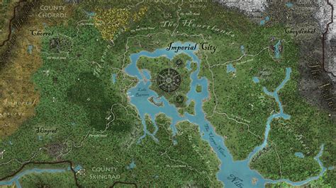 Cyrodiil Terrain Map At Oblivion Nexus Mods And Community