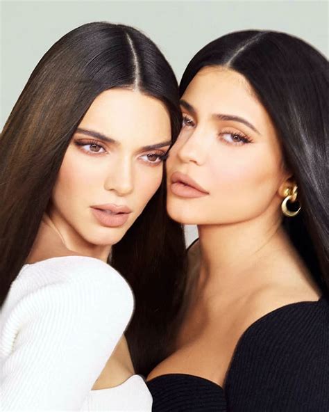 Kendall Kylie Jenner Pose For Their Beauty Product Launch Photos