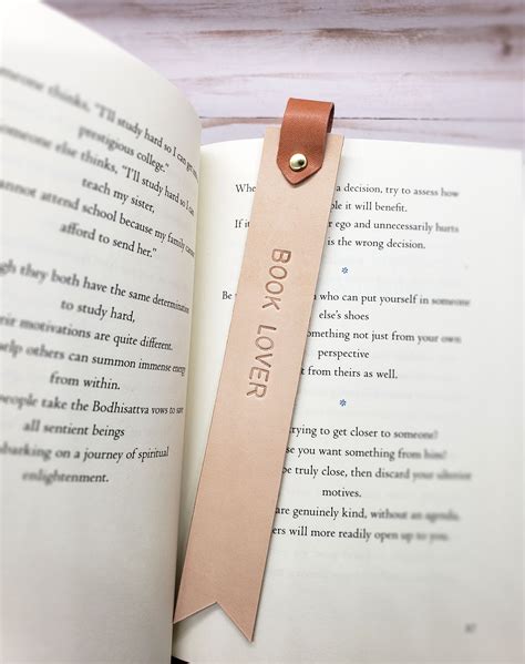 personalized leather bookmark handmade monogrammed bookmark etsy in 2020 leather bookmarks