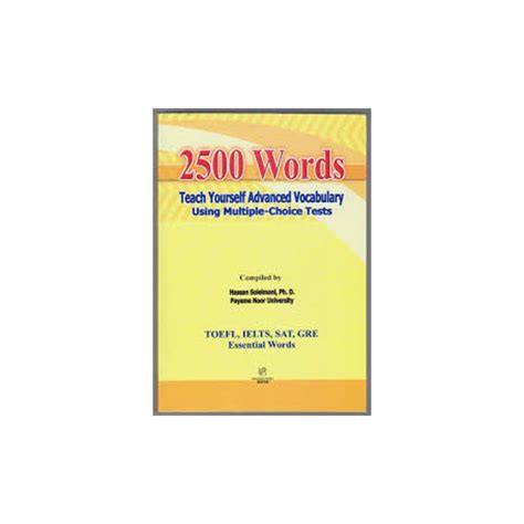 2500 Words Teach Yourself Advanced Vocabulary Using Multiple Choice