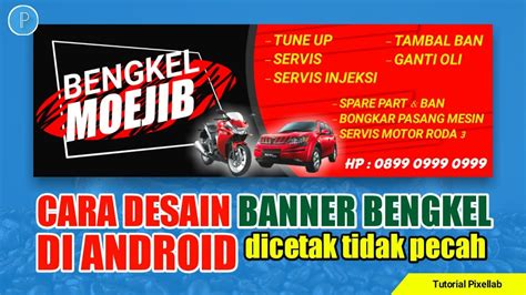 Banner Bengkel Mobil Cdr Pt Wimar Digital Niaga