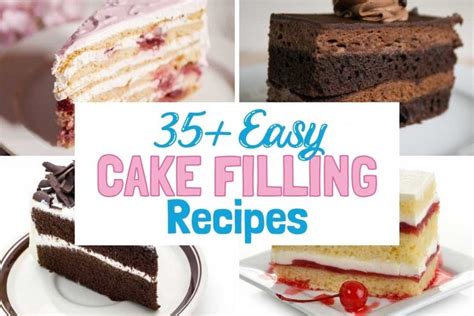 Easy Cake Filling Recipes The Three Snackateers
