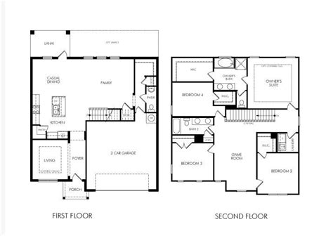 Simple 2 Story Floor Plans With Simple 2 Story House Floor Plans And