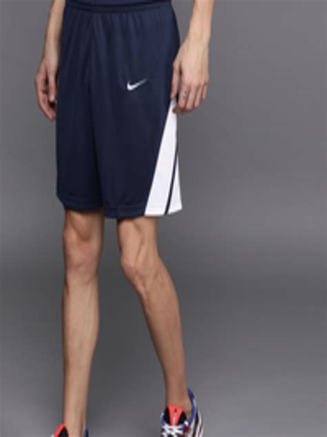 Buy Nike Men Navy Blue Solid Dri Fit Technology Regular Fit Basketball
