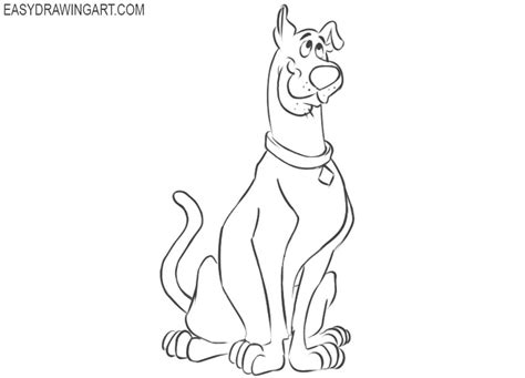 How To Draw Scooby Doo Easy Drawing Art