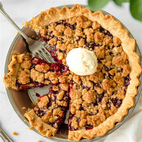 Cherry Pie With Crumb Topping Recipe