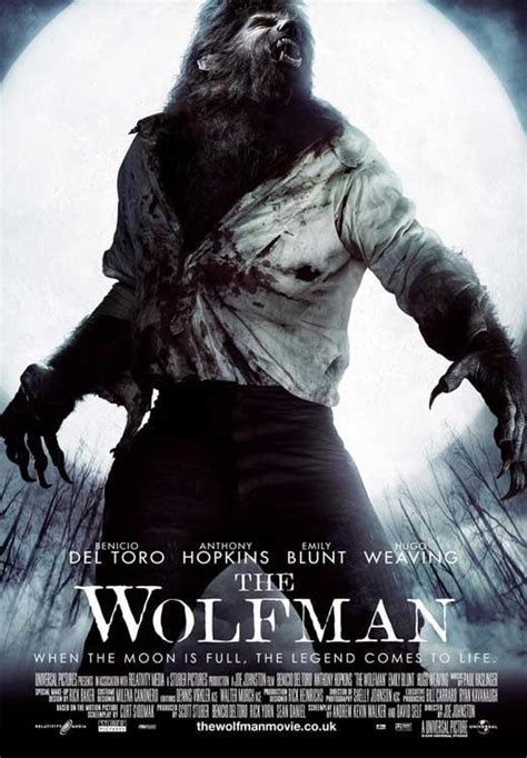 The Wolfman Movie Poster Uk Style B 11 X 17 2010