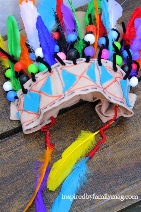 Native American Craft For Kids Chief Headdress