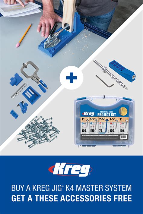 Get A Free Kreg Jig® Mini And Pocket Hole Screw Project Kit When You