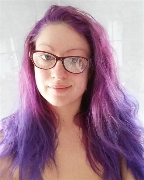 💜 My Purple Hair And Glasses 😍 Purplehair Purplefaye  Flickr