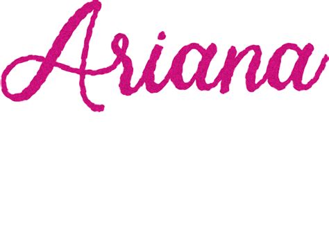 Dinero Y Yo Ariana Nombre Con Letras Decoradas