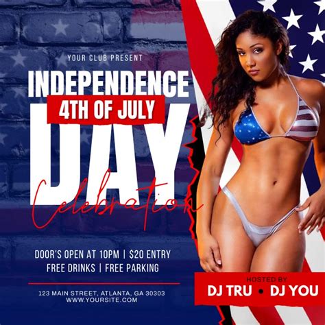 Sexy Independence Day Celebration Post Template Postermywall