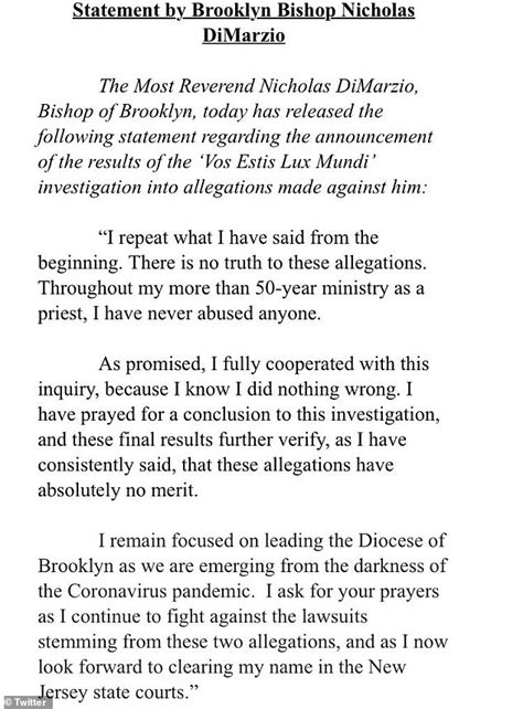 Vatican Exonerates Brooklyn Bishop Accused Of Historic Sexual Abuse By