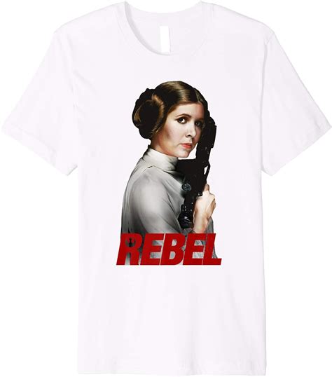 Star Wars Princess Leia Rebel Blaster Premium T Shirt Amazonde