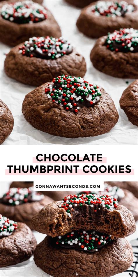 Chocolate Thumbprint Cookies Gonna Want Seconds