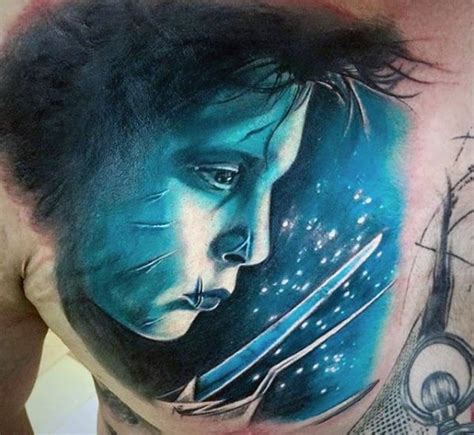 40 Edward Scissorhands Tattoo Designs For Men Movie Ink Ideas