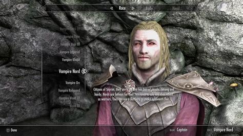 Vampire's seduction this power is similar to the calm spell and can be used once a day. Skyrim Mods - All Race Vampire - PS4 - YouTube