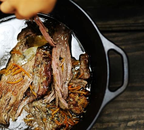 The slow process breaks down the tough meat yielding very tender. 396 best images about Campfire Cooking on Pinterest | The dutchess, Skillets and Dutch oven camping