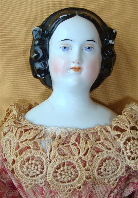 Antique Rare Hair German China Head Doll Mary Todd Lincoln Fotos