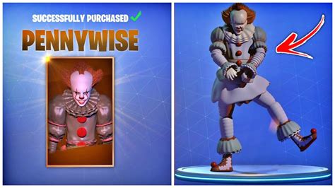 100disparition Pennywise In Fortnite Song