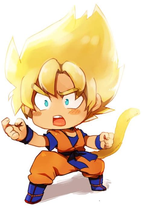 Dbz Goku Super Sayin Chibi Goku Chibi E Desenhos Dragonball