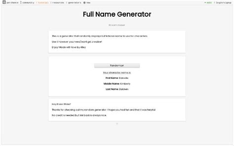 Full Name Generator