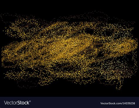 Gold Glitter Texture Royalty Free Vector Image