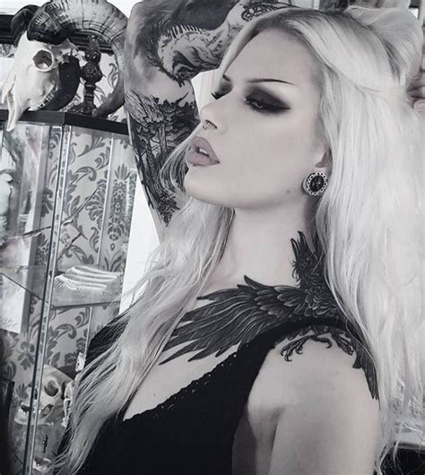 Pin By Sunny Rae On Ida Modliba Goth Beauty Tattoed Women Gothic Beauty