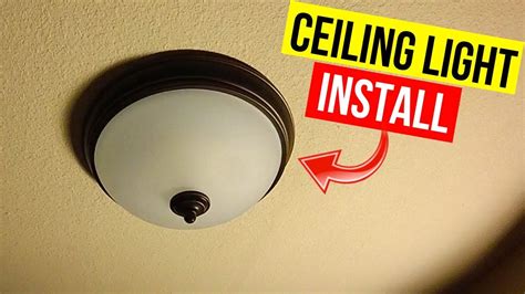 How To Install Ceiling Mount Light Fixture Jonny Diy Youtube