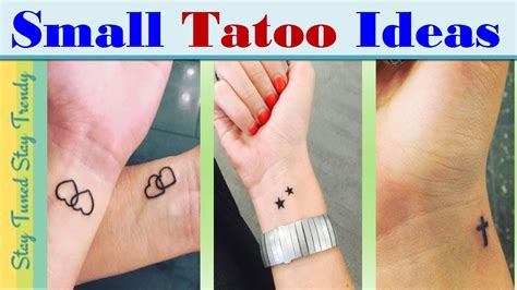 Small Hand Wrist Tattos For Girls Women Side Wrist