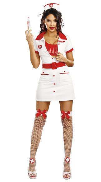 Heart Throbbing Hottie Nurse Costume Nurse Costume Sexy Nurse Costume