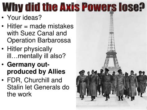 Ppt Chronicle The Events That Led To Victory For The Allied Powers In