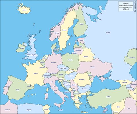 Map Of Europe Facts And Information Beautiful World Travel Guide