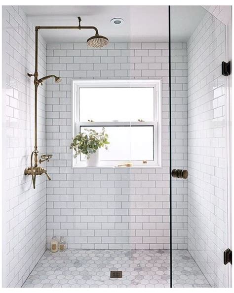 White Subway Tile Bathroom Subway Tile Showers Grey Tile Shower