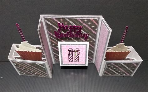 Icedimages Double Pop Up Box Bridge Card